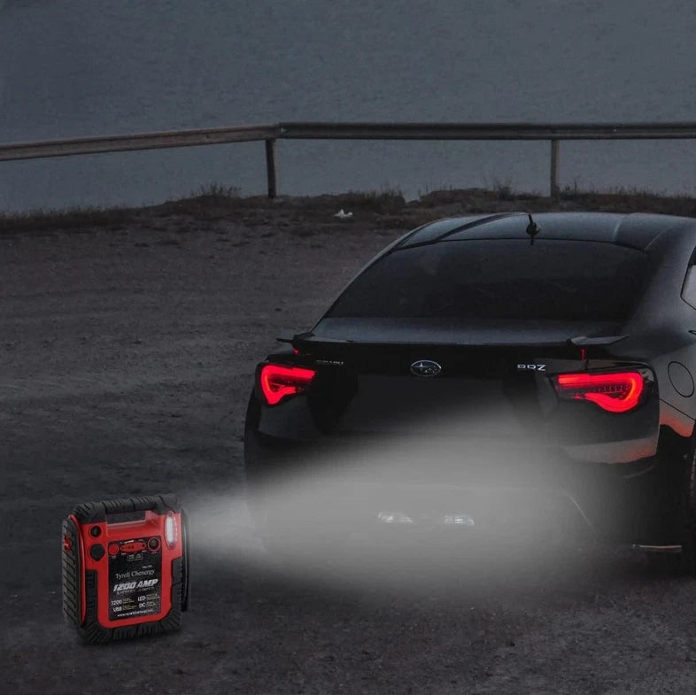 LED light use case for roadside emergency visibility